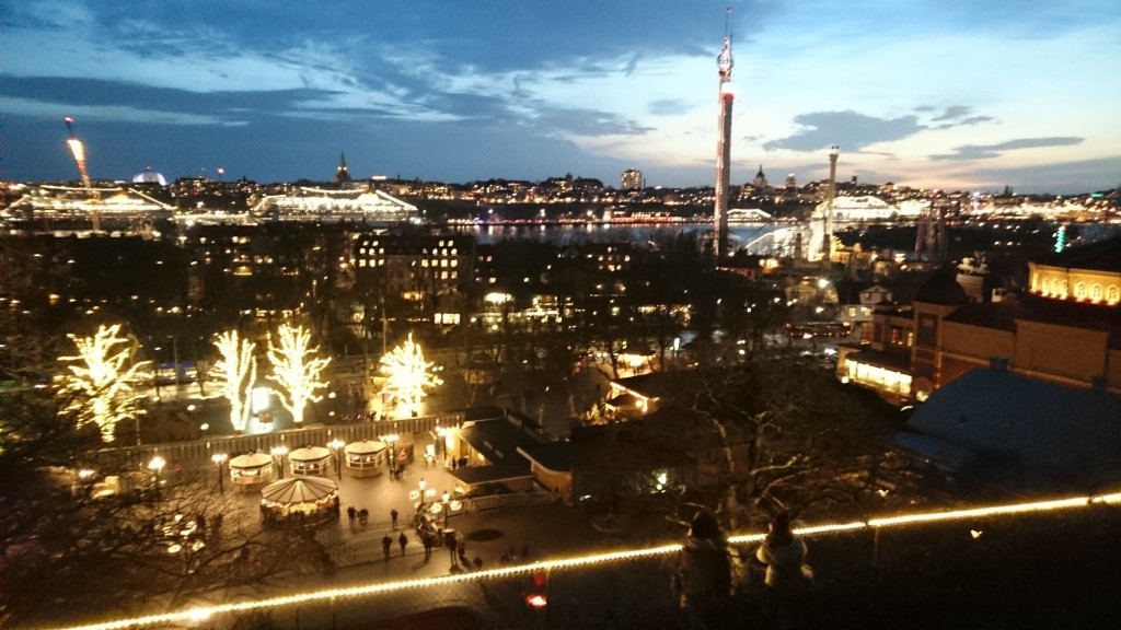 Blick vom Skansen auf die Stadt